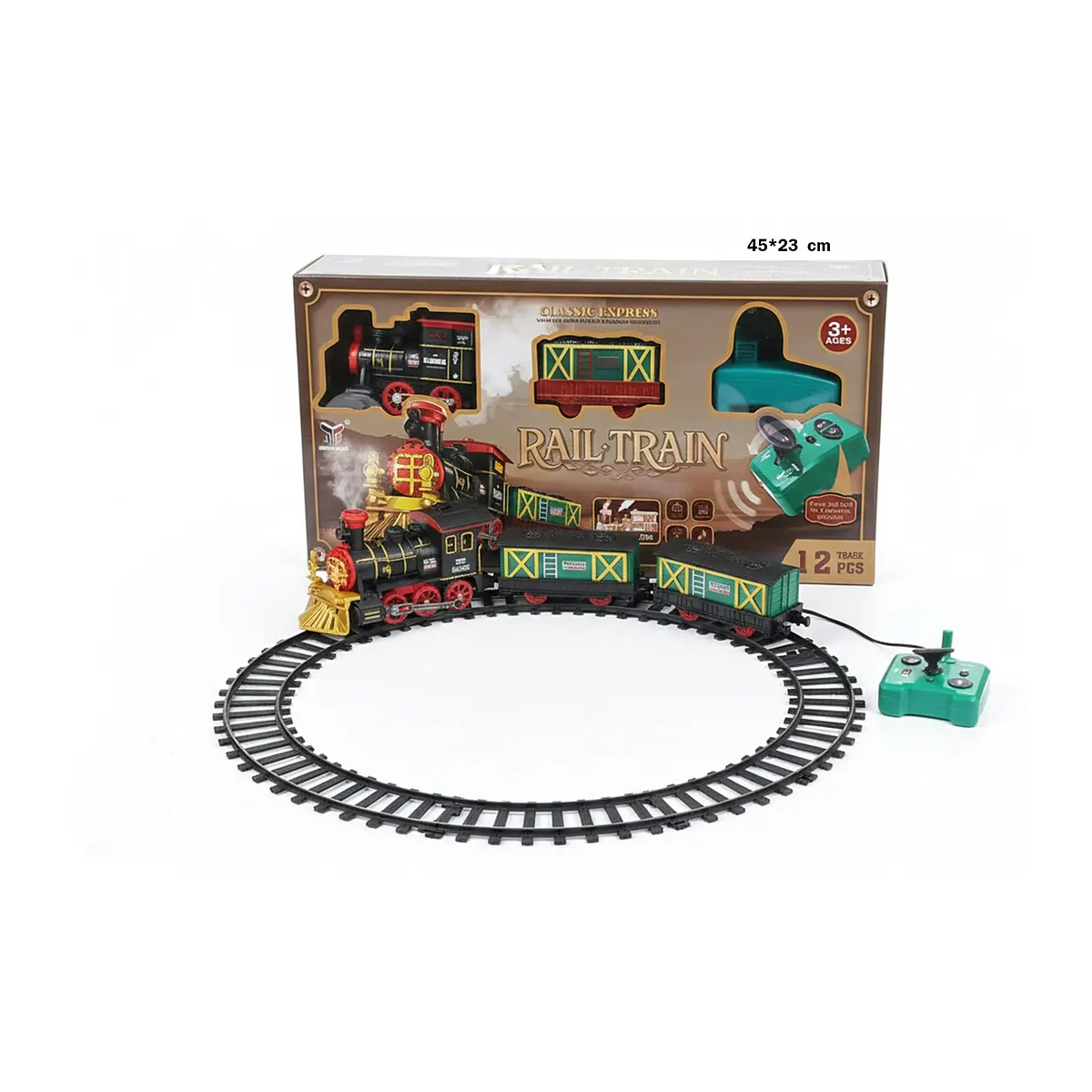 قطار Rail Train – Classic Express مع سكة وتحكم عن بُعد