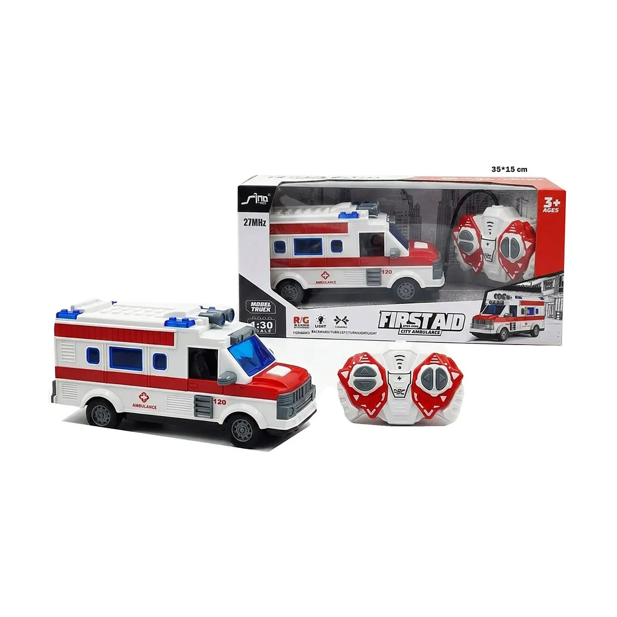سيارة إسعاف المدينة بالتحكم عن بعد – First Aid
