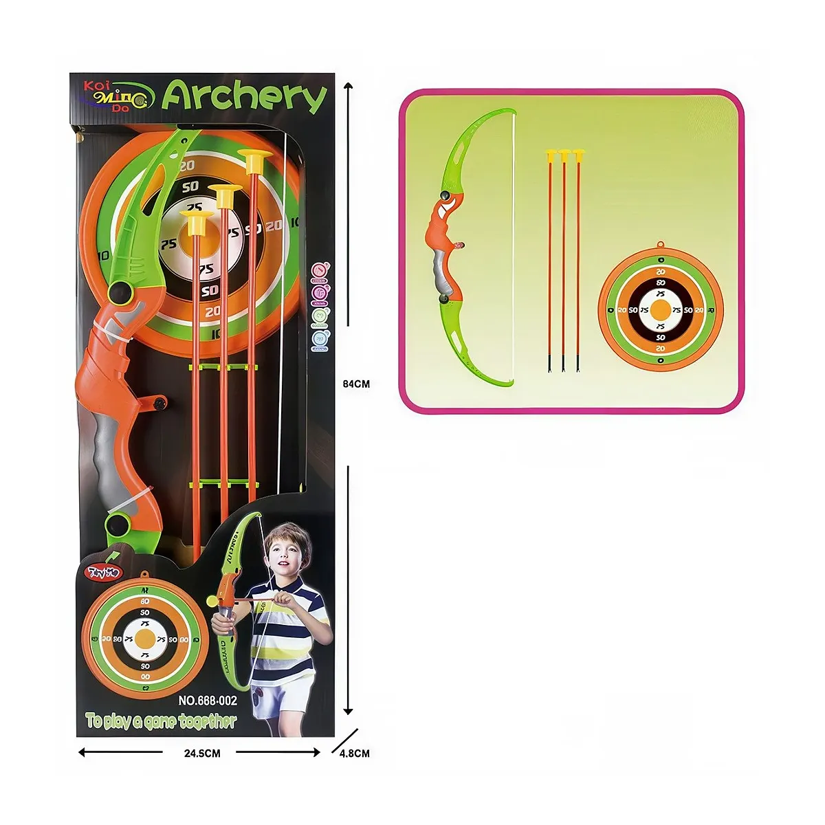 طقم رماية القوس والأسهم مع لوحة أهداف للأطفال Archery