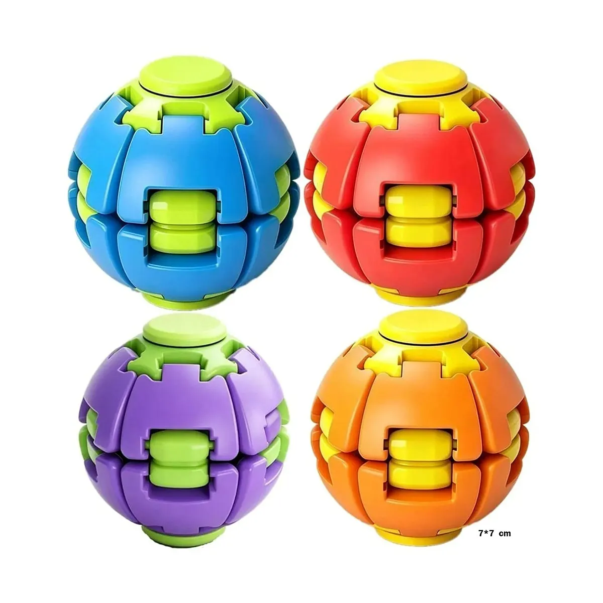 لعبة كرة الألغاز الدوارة Fidget Puzzle Ball كـ لغز ذهني لتدريب العقل وتفريغ التوتر.