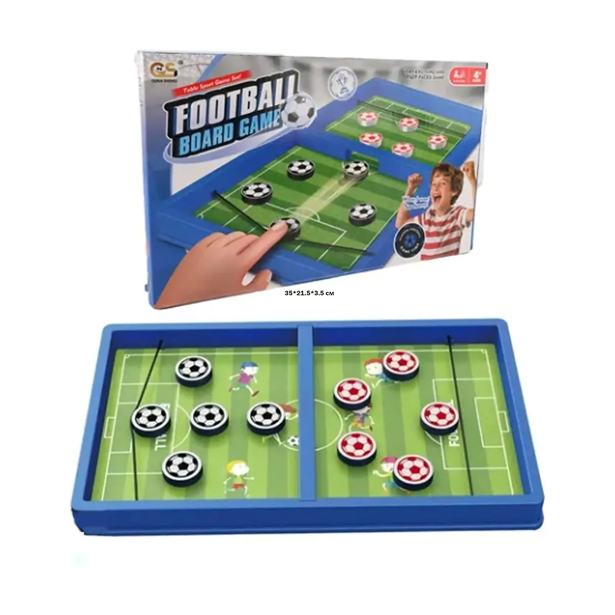 لعبة كرة القدم اللوحية وقذف الأقراص السريعة Football Board Game