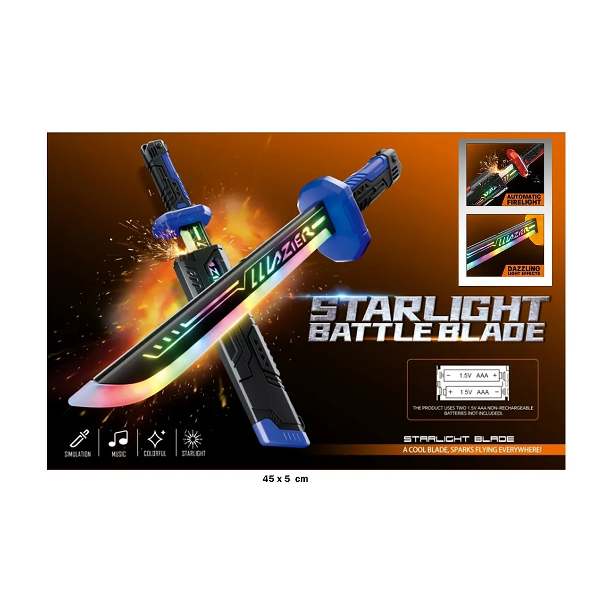 سيف الليزر القتالي المضيء والموسيقي Starlight Battle Blade