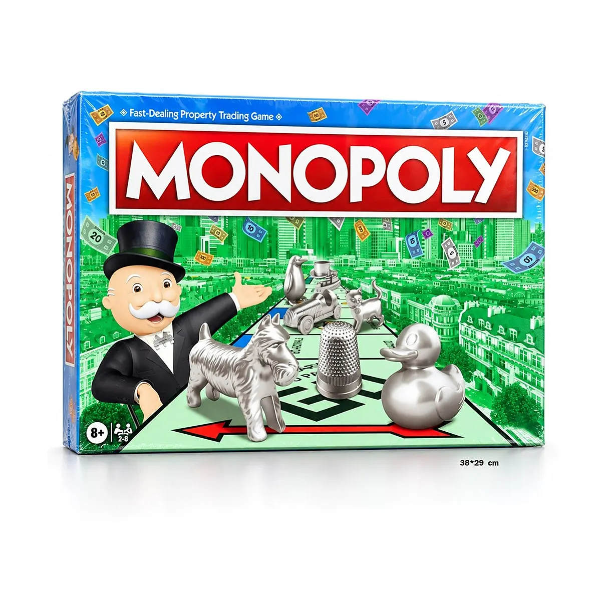 لعبة المونوبولي الكلاسيكية لعبة لوحية سريعة الوتيرة لتداول العقارات Monopoly