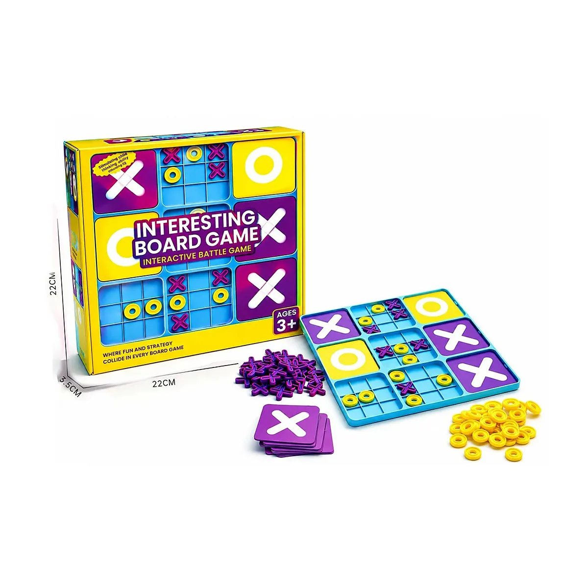 لعبة إكس أو التفاعلية اللوحية Interesting Board Game