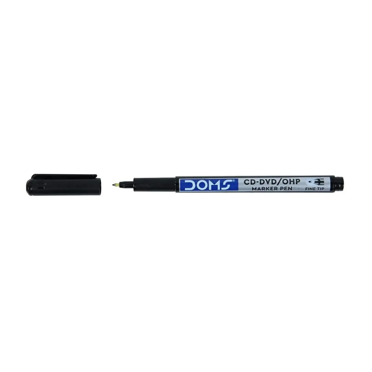 DOMS CD/DVD/OHP Marker Pen – Fine Tip — أسود