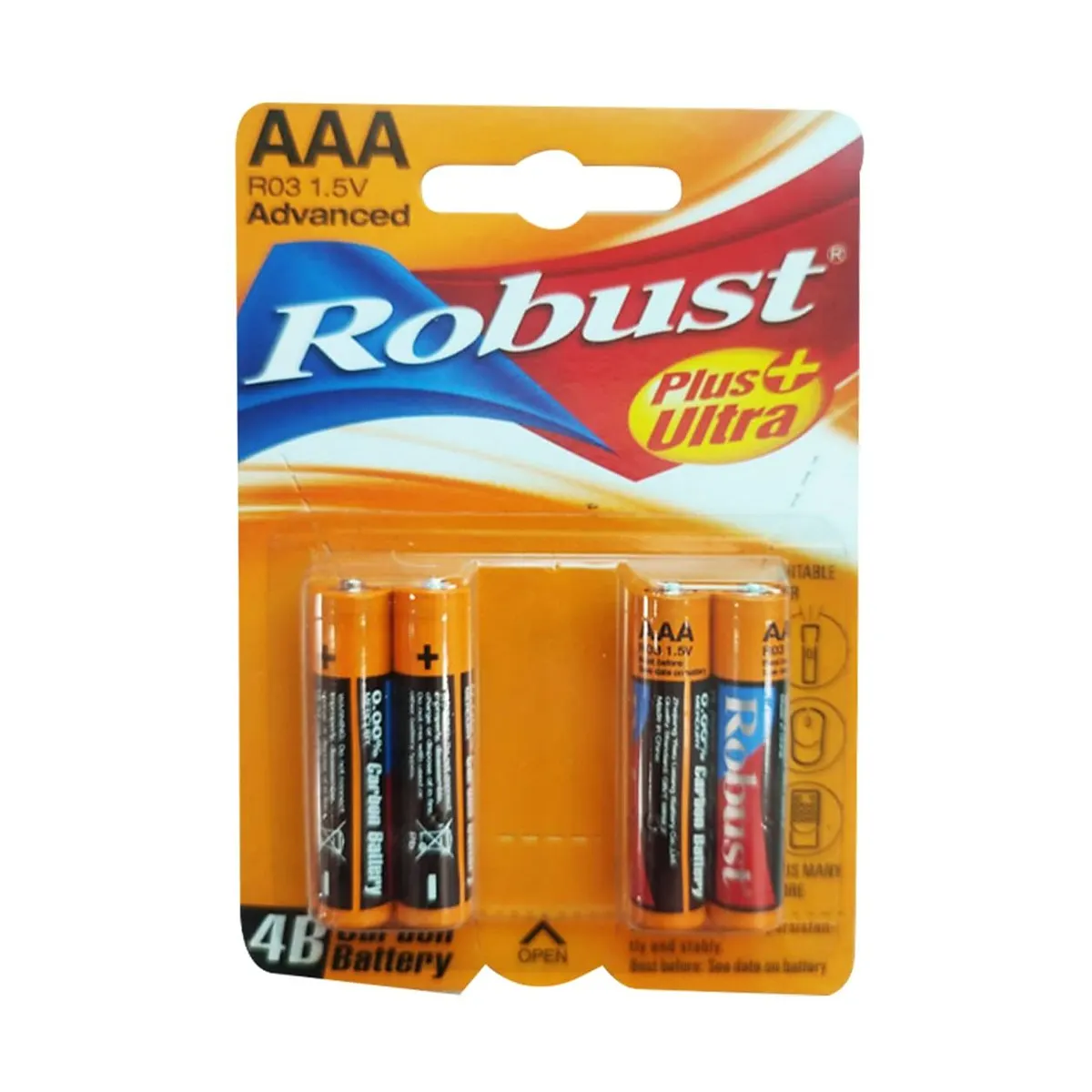 بطاريات Robust AAA 1.5 فولت